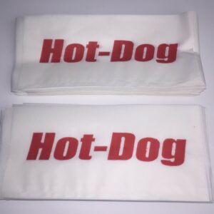 hot-dog feliratú papírtasak