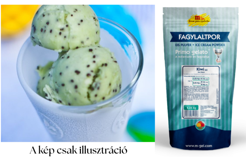 M-gél Kiwi fagylaltpor 2,05kg "01170"