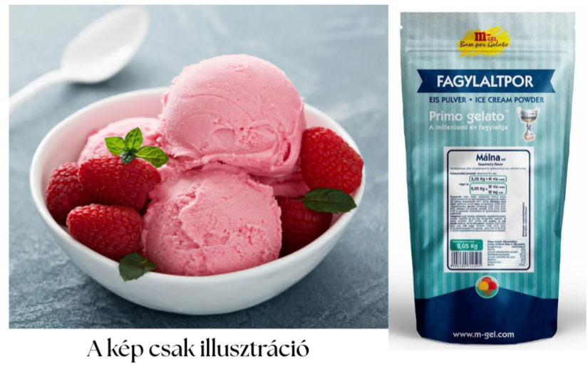M-gél Málna fagylaltpor 2,05kg "01250"