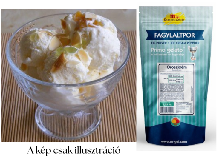M-gél Oroszkrém fagylaltpor 2,05kg "01120"