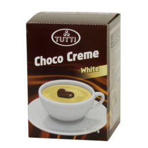 Tutti forrócsokoládé ital fehér csokoládé ízesítéssel