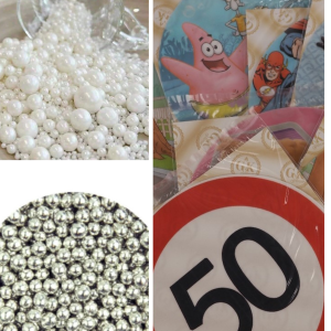 Díszítőgyöngy-ostyalapok