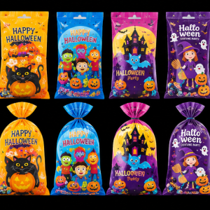 Halloween celofán zacskó